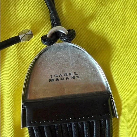 Isabel Marant Black Belt with Silver Details - Picture 6 of 8